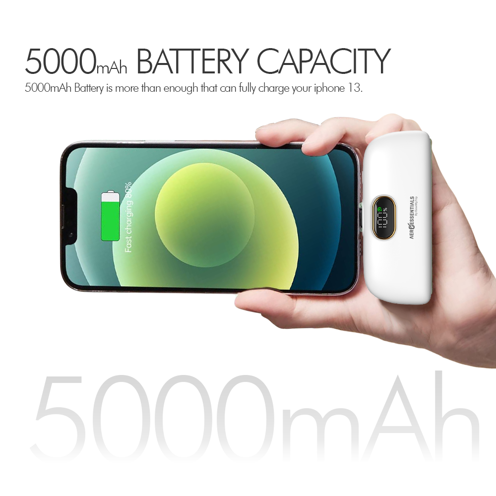 5000 mAh Battery Capacity power Bank 